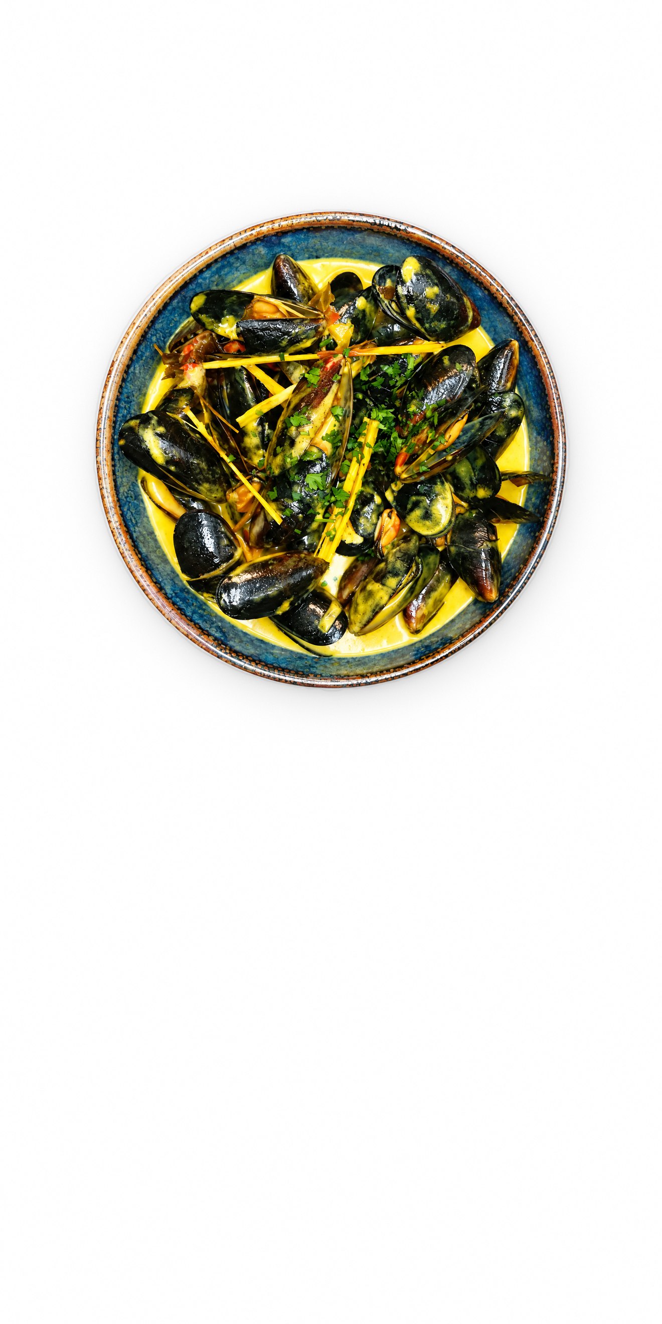 Moules au curry
